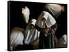 Muslim Women Worshippers Pray Inside the Golden Dome of the Rock-null-Framed Stretched Canvas