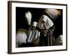 Muslim Women Worshippers Pray Inside the Golden Dome of the Rock-null-Framed Photographic Print