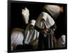 Muslim Women Worshippers Pray Inside the Golden Dome of the Rock-null-Framed Photographic Print