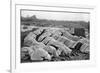 Muslims at Prayer, Algeria, 1920-Biskra Frechon-Framed Giclee Print