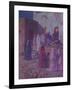 Muslims Leaving the Village Mosque on the Eve of Mouled-Etienne Alphonse Dinet-Framed Giclee Print