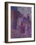 Muslims Leaving the Village Mosque on the Eve of Mouled-Etienne Alphonse Dinet-Framed Giclee Print