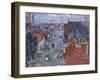 Muslin Street, Bridgeton, Glasgow-John Quinton Pringle-Framed Giclee Print