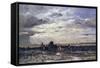 Mussel Collectors-Karl Daubigny-Framed Stretched Canvas