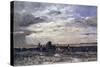 Mussel Collectors-Karl Daubigny-Stretched Canvas