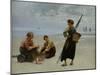 Mussel Gatherers, Brittany-August Wilhelm Nikolaus Hagborg-Mounted Giclee Print