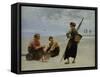 Mussel Gatherers, Brittany-August Wilhelm Nikolaus Hagborg-Framed Stretched Canvas