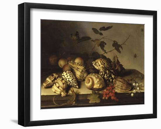 Mussels and Fruit Still-Life-Balthasar van der Ast-Framed Giclee Print