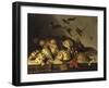 Mussels and Fruit Still-Life-Balthasar van der Ast-Framed Giclee Print