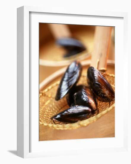Mussels in a Basket-Louise Lister-Framed Photographic Print
