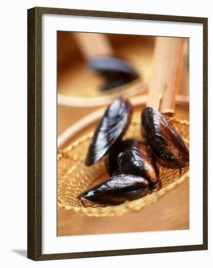 Mussels in a Basket-Louise Lister-Framed Photographic Print