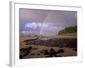 Mussenden Temple Folly and Downhill Strand, County Londonderry, Ulster, Northern Ireland-Patrick Dieudonne-Framed Photographic Print