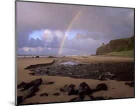 Mussenden Temple Folly and Downhill Strand, County Londonderry, Ulster, Northern Ireland-Patrick Dieudonne-Mounted Photographic Print