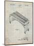 Musser Marimba Patent-Cole Borders-Mounted Art Print