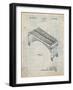 Musser Marimba Patent-Cole Borders-Framed Art Print