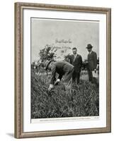 Mussolini, Fieldwork-null-Framed Photographic Print