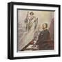 Mussolini Head of State-Vittorio Pisani-Framed Art Print