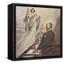Mussolini Head of State-Vittorio Pisani-Framed Stretched Canvas