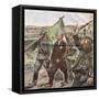 Mussolini, Infantry March-null-Framed Stretched Canvas