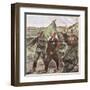 Mussolini, Infantry March-null-Framed Art Print