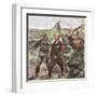 Mussolini, Infantry March-null-Framed Art Print