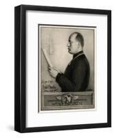 Mussolini-Rene Godard-Framed Art Print