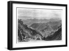 Mussoorie and the Dhoon Valley, India, C1860-James B Allen-Framed Giclee Print