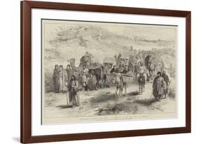 Mussulman Pilgrims from Persia on the Way to the Holy City of Meshed-William 'Crimea' Simpson-Framed Giclee Print