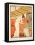 Must Anoint the Wounds with Oil, Illustration from 'The Works of Hippocrates', 1934 (Colour Litho)-Joseph Kuhn-Regnier-Framed Stretched Canvas