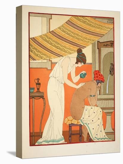 Must Anoint the Wounds with Oil, Illustration from 'The Works of Hippocrates', 1934 (Colour Litho)-Joseph Kuhn-Regnier-Stretched Canvas