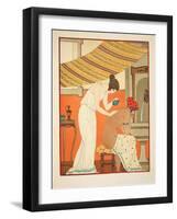 Must Anoint the Wounds with Oil, Illustration from 'The Works of Hippocrates', 1934 (Colour Litho)-Joseph Kuhn-Regnier-Framed Giclee Print