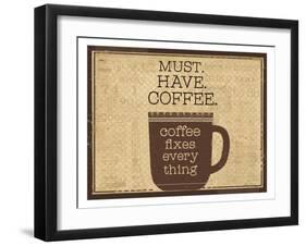 Must Have Coffee-Dan Dipaolo-Framed Art Print