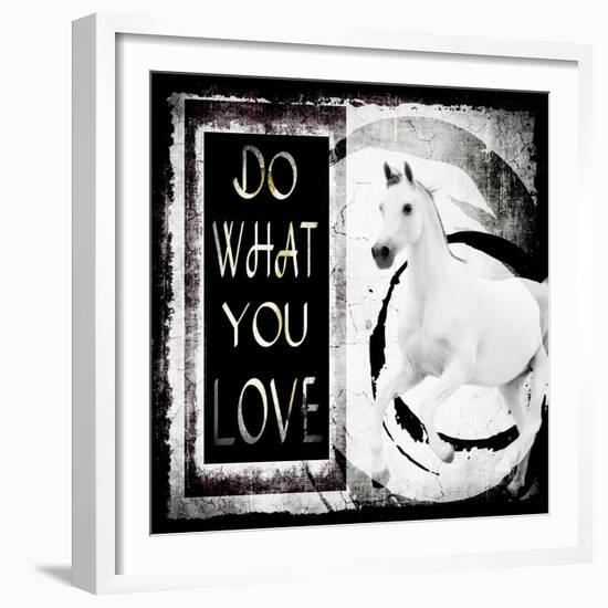 Must Love Horses - Do What You Love-LightBoxJournal-Framed Giclee Print