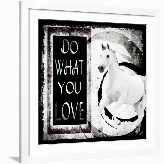 Must Love Horses - Do What You Love-LightBoxJournal-Framed Giclee Print