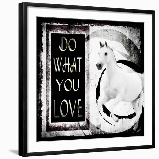 Must Love Horses - Do What You Love-LightBoxJournal-Framed Giclee Print