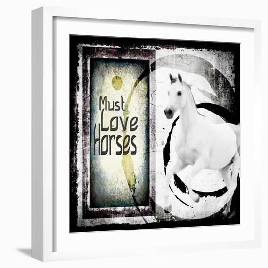 Must Love Horses-LightBoxJournal-Framed Giclee Print