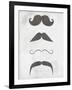 Mustache 1-Kimberly Allen-Framed Art Print