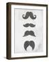 Mustache 2-Kimberly Allen-Framed Art Print