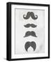 Mustache 2-Kimberly Allen-Framed Art Print