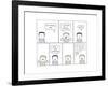 Mustache-Reza Farazmand-Framed Art Print