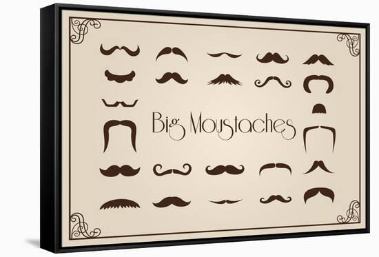 Mustaches Collection-Thomaspajot-Framed Stretched Canvas