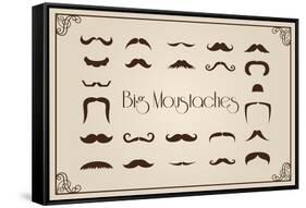 Mustaches Collection-Thomaspajot-Framed Stretched Canvas