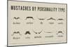 Mustaches Personalities-Jason Johnson-Mounted Art Print
