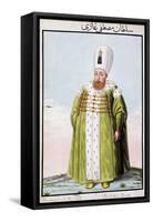 Mustafa I, Ottoman Emperor, (1808)-John Young-Framed Stretched Canvas