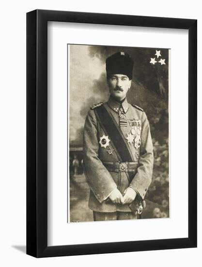 Mustafa Kemal Ataturk (1881 - 1938)-null-Framed Photographic Print