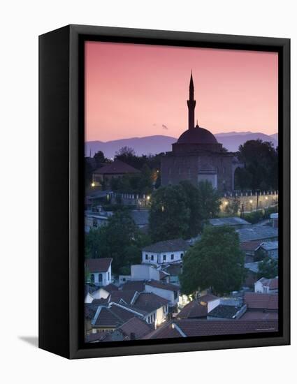 Mustafa Pasha Mosque, Skopje, Macedonia-Walter Bibikow-Framed Stretched Canvas