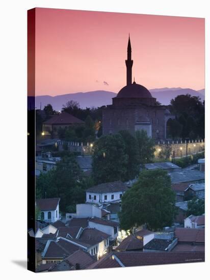 Mustafa Pasha Mosque, Skopje, Macedonia-Walter Bibikow-Stretched Canvas