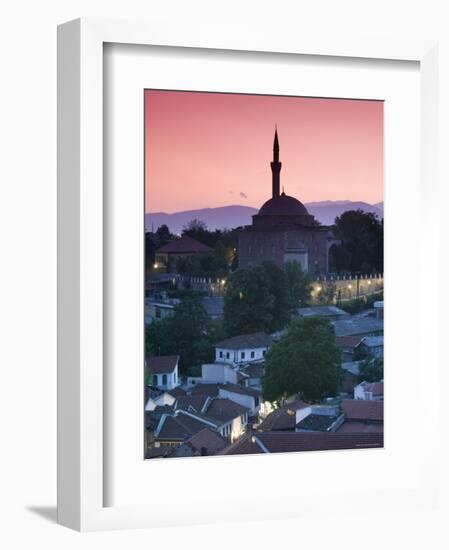 Mustafa Pasha Mosque, Skopje, Macedonia-Walter Bibikow-Framed Photographic Print