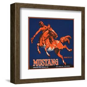 Mustang, American Fruit Growers-null-Framed Premium Giclee Print