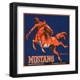 Mustang, American Fruit Growers-null-Framed Art Print